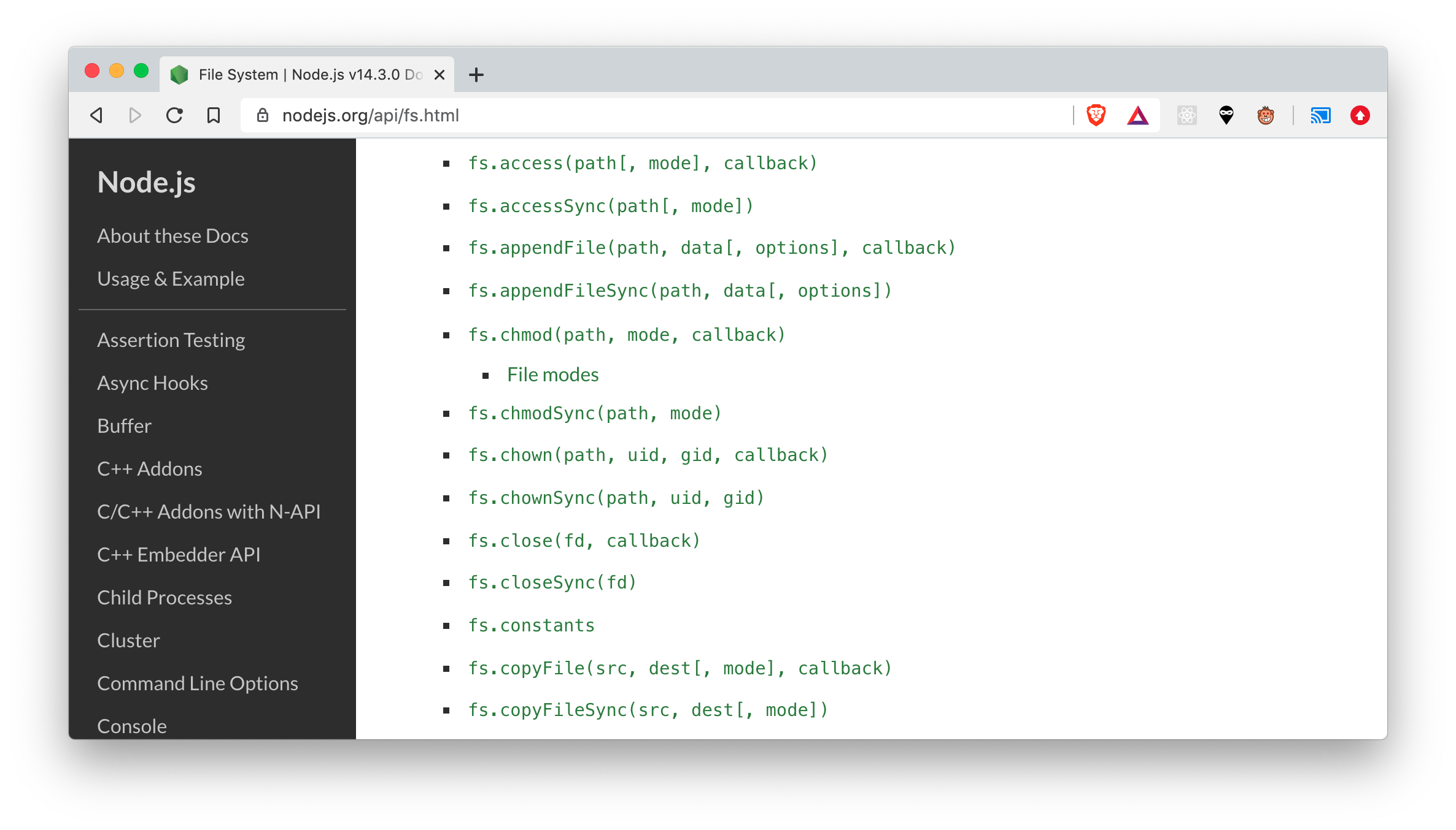 Symptom of the Blue/Red-World problem in node.js: The same functionality must be provided in both variants (synchronous/asynchronous)